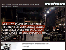 Tablet Screenshot of mixtown.net